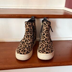 Steve Madden Leopard Print Platform Shoes